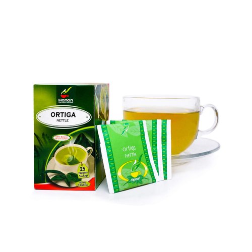 Hanan Peruvian Secrets 100% Natural Nettle | 25 Tea Bags | Naturally help Symptoms of Arthritis, Rheumatism, Anemia and Urinary Tract (1 Pack)