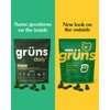 Gruns Adult Sugar-Free Super Greens Gummies, Superfood Gummy Bears with Spirulina, Chlorella, Fiber & Prebiotics for Digestive Health, Adaptogens Supplement with 20 Vitamins & Minerals - 28 Day Supply
