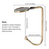 Sunshane 4 Pieces Christmas Stocking Holders Mantel Hooks Hanger Christmas Safety Hang Grip Stockings Clip for Christmas Party Decoration, Bronze