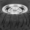 RC Car Tire, RC Metal Rubber Tire Tyre Upgrade Replacement Car model accessories for MN90 91 99 99S 1/12 RC Car Crawler Model toys (Silver)