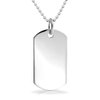 Personalize Custom Engraved Pendant Logo Symbol - Military Dog Tag, Luggage Tag Metal Chain Necklace