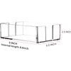 Cq acrylic Clear Napkin Holders for kitchen,Guest Towel Basket,PaperTowel Holder in Clear,Cocktail and Guest Napkin Holder,9 Inch