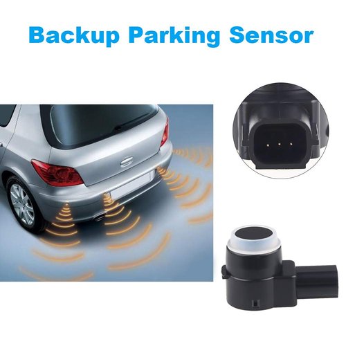 JDMON Compatible with 4Pcs Reverse Backup Parking Sensor Chevy Cadillac GMC Silverado1500 Avalanche Tahoe Escalade Rear Assist Parking Sensor Replaces 15239247,25961321,25962147,20908127,25961317