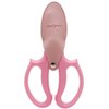 Jasni Garden Pruning Shears Scissors with Comfort Grip Handle, Premium Steel Professional Floral Scissors, Perfect for Arranging Flowers, Pruning, Trimming Plants, Gardening Tool (Pink)