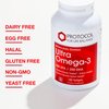 Protocol Ultra Omega-3-500mg EPA & 250mg DHA - Fish Oil for Brain Support, Heart & Nervous System Health* - EPA DHA Omega Supplement - Non-GMO & Halal - 180 Softgels