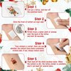 Nosiny 240 Pcs Christmas Temporary Tattoos Snowflake Winter Glitter Tattoos Santa Snowflake Sticker Tattoo Winter Apparel Accessories for Body Face Kids Women Party Favors