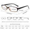 IVNUOYI 6 Pack Reading Glasses Blue Light Blocking with Spring Hinges,Colors Lightweight Readers for Women,Anti Glare UV Computer Eyeglasses 4.0