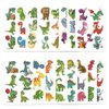 Temporary Tattoo Kids for Birthday, 104pcs Dinosaur Tattoos Stickers for Boys Girls Individually Wrapped, Realistic Temporary Tattoos Paper Adult Women for Party Favors