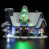 LIGHTAILING Led Light for Lego 10293 Santa's Visit Building Blocks Model Remote-Control Version - NOT Included The Model Set
