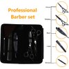 Barber Hair Cutting Scissors Kit for Women & Men, Professional Hair Scissors Set, Scissor for Hair Cutting, Thinning Scissors, Straight Razor, Hair Comb, Sharpend Shears Kit for Home, Salon
