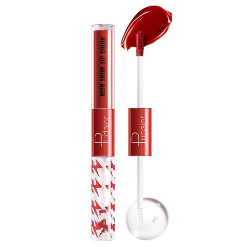 Marine Forest High Shine Lip Gloss with Clear Fixed Color Lip Oil, Up to 24 Hours Long Lasting Dual Ended Liquid Lipstick, Lightweight and Non Sticky, 0.1 Oz (13)