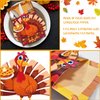 Thanksgiving Cutlery Holder 24 PCS Thanksgiving Utensil Holder Set Turkey Table Decorations Table Setting Decor for Thanksgiving Party Autumn Fall Thanksgiving Table Decorations Family Party Supplies