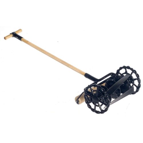 Melody Jane Dolls Houses Dollhouse Miniature Rotary Lawn Mower in Black #G8633