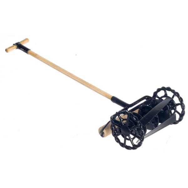 Melody Jane Dolls Houses Dollhouse Miniature Rotary Lawn Mower in Black #G8633