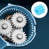 MECCANIXITY 10Pcs Plastic Gears 10 Teeth Plastic Shaft Gears Model 102AA Reduction Gear for RC Car Model DIY Robot,Blue Module 0.5