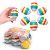 IPIDIPI TOYS Egg Shakers Maracas for Kids - 6-Pack, Colorful Wooden Musical Instruments, Percussion Maracas for Kids, Toddlers, Baby Shakers, Ideal for, Stocking Stuffers, and Educational Play