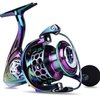 Sougayilang Fishing Reel Light Weight Ultra Smooth Aluminum Spinning Fishing Reel-13+1BB - LY4000
