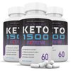 (3 Pack) Advanced Keto 1500 Extreme Pills 1675MG New & Improved Formula Contains Apple Cider Vinegar Extra Virgin Olive Oil Powder Green Tea Leaf 180 Capsules