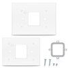 Thermostat Wall Plate Compatible with THP2400A1027W Honeywell Home Thermostat Coverplate Assembly Wall Mount Plate -White