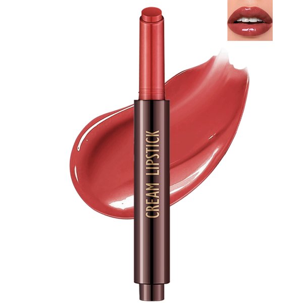 Hydrating Shimmer Lipstick,Moisturizing Jelly Lip Gloss,Shine Dew Red Lipstick Pen, Long Lasting Waterproof Tint Lip Balm Plumping Lip Stain Pen Glossy Butter Blam,Christmas Makeup Gift for Women-08#