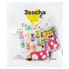3sscha 123Pcs Easter Bunny Craft Kit for Kids - DIY Make Your Own Bunny Card Set Self-Adhesive Sticker Handmade Artwork Decoration Holiday Celebration Classroom Home Activity Gift Party Favor Supplies