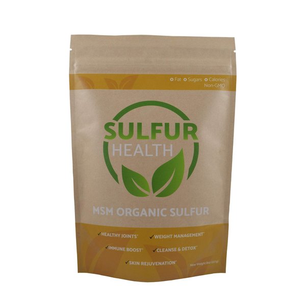 MSM Organic Sulfur - 99.9% Pure MSM Supplement - Lab-Tested & Certified (1 Pound)