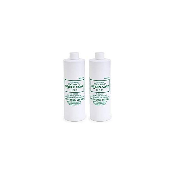 Cosco green soap 2 X 8 Ounce Pure Green Soap Tattoo Medical Supply 8oz Bottle, 8 Fl Ounce