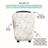 Baby Car Seat Cover Canopy and Nursing Cover Multi-Use Stretchy 5 in 1 Gift "Juniper" by Copper Pearl