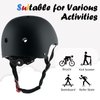 Kids Bike Helmet, Adjustable and Multi-Sport, from Toddler to Youth, 3 Sizes (Black)