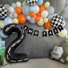 DEAPEICK Race Car Balloon Arch Kit Birthday Party Decorations for Boys Fast Racecar Party Supplies Happy Birthday 2 Decorations Number Balloons Garland Kit for Party Decor 98pcs