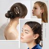 Cptots 16 PCS Snap Hair Clips Metal Hair Barrettes for Women Non Slip Barrettes for Thick and Thin Fine Hair,Black Brown Beige,2.36 x 0.43 Inches.