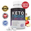 (3 Pack) Advanced Keto 1500 Extreme Pills 1675MG New & Improved Formula Contains Apple Cider Vinegar Extra Virgin Olive Oil Powder Green Tea Leaf 180 Capsules