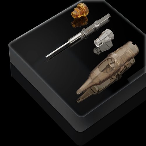 GAEA Tattoo Cartridge Needles 30pcs Tattoo Needles with Membrane Safety Cartridges #12 Bugpin Round Shader 11RS Disposable Tattoo Needles for Tattoo Pen Tattoo Machine Tattoo Supplies (1211RS)