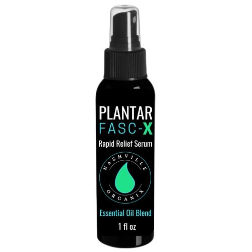 Dr. A's Plantar Fasc-X Essential Oil Blend | Natural Support for Foot, Fasciitis, Arch & Heel Spur Cream | Organic Coconut Oil & Therapeutic Grade Frankincense Wintergreen | Fast Acting Relief