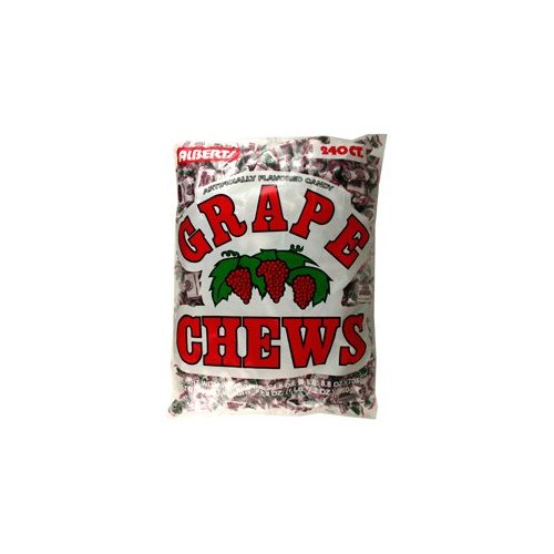 Albert's Fruit Chews - Grape Flavor (240 Candies)