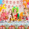 172 Pcs Carnival Party Decorations Set Circus Carnival Party Supplies Circus Tableware Happy Birthday Banners Plates Cups Napkins Tablecloth for Kids Birthday Carnival Party Decorations Supplies