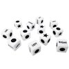 Ahoper Left Right Center Dice Only 12 Dices Left Right Center Dice Game Prime Dice Only（ six Sided ，16mm Standard Size, Easy to Grip）