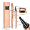 Eyebrow Pencil,Grey 4-Point Micro-Fork Tip Eyebrow Pen,Smudge-Proof Portable Microblading Eyebrow Pencil,Eye Makeup Long-Lasting Waterproof To Create Exquisite Eyebrow Hair for Women