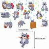 24 Pieces Raccoon Hanging Swirls Raccoon Streamers Raccoon Hanging Decorations Ceiling Swirls for Raccoon Birthday Party Decorations Party Supplies Baby Showers Decorations