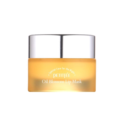 PETITFEE Sleeping Lip Mask Sea Buckthorn Oil 0.53 Oz. | Day & Night Lip Balm, Overnight Lip Mask, Lip Treatment for Dry & Crack Lips, Deep Moisturizing with Vitamin E, Shea Butter, 6 Phyto Oil Complex