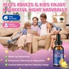 Kids Magnesium Liquid Drops - Magnesium Glycinate Drops for Kids, Citrate Liquid with Calcium, Omega-3, L-theanine, Zinc, Vitamin B6 D3 C for Sleep, Relaxation, Calm & Focus, Strawberry Flavor,2 Fl Oz