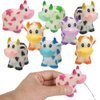 ArtCreativity Rubber Water Squirting Cows, Pack of 12, Bathtub and Pool Toys for Kids, Safe and Durable Water Squirters, Birthday Party Favors, Goodie Bag Fillers