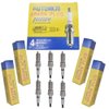 Autowxjq Iridium Spark Plug 6pcs Replace 41-109 12622561 LTR6IX-11 6509 Compatible with Dodge Grand Caravan Ram 1500 LaCrosse Enclave Acadia Mazda CX-9 CTS Lincoln Ford F150 Taurus Explorer Flex Edge