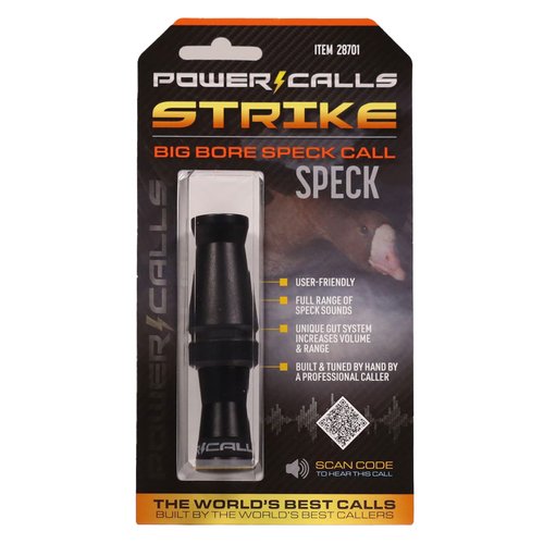 Power Calls: Specklebelly Goose Call, Strike, Stealth Black