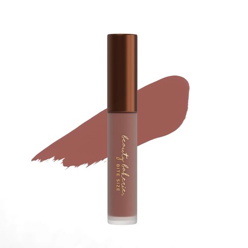 Beauty Bakerie Bitesized Lip Whip Liquid Lipstick for Women, Hydrating Moisturizer Lip Gloss Lip Tint, Long Lasting Waterproof Lip Stain Matte or Metallic, 2.5mL, On the Bite Side