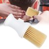 Neck Hair Cutting Duster Brush, Soft Barber Neck Duster Brush with Powder Storage, Hair Sweep Brush for Neck Shoulder, Hair Brush Barber Cleaning Hairbrush Hair Sweep Styling Tool(White)