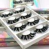 Mink Lashes with Glitter Rhinstones for Party Dramatic Diamond Decorative Gem Eyelashes(crystal)