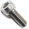 Fullerkreg m3 x 8mm Socket Head Cap Screws, Allen Socket Drive, Din 912, AISI 304 Stainless Steel (18-8), Full Thread, Bright Finish, Machine Thread, Quantity 100