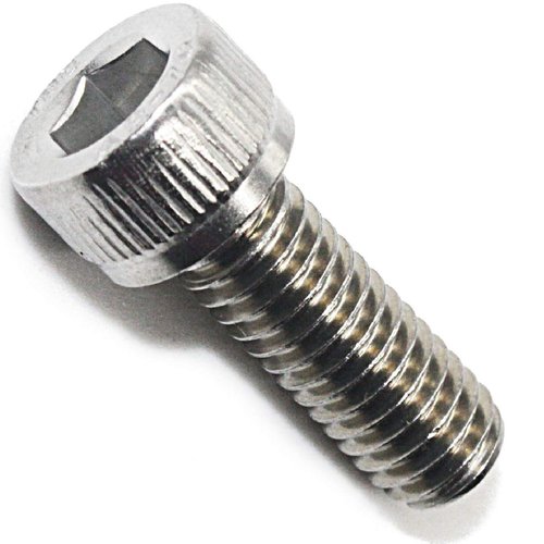 Fullerkreg m3 x 8mm Socket Head Cap Screws, Allen Socket Drive, Din 912, AISI 304 Stainless Steel (18-8), Full Thread, Bright Finish, Machine Thread, Quantity 100