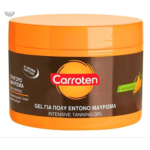 Carroten Intensive Tanning Gel Spf 0.Best tanning gel!! 150ml